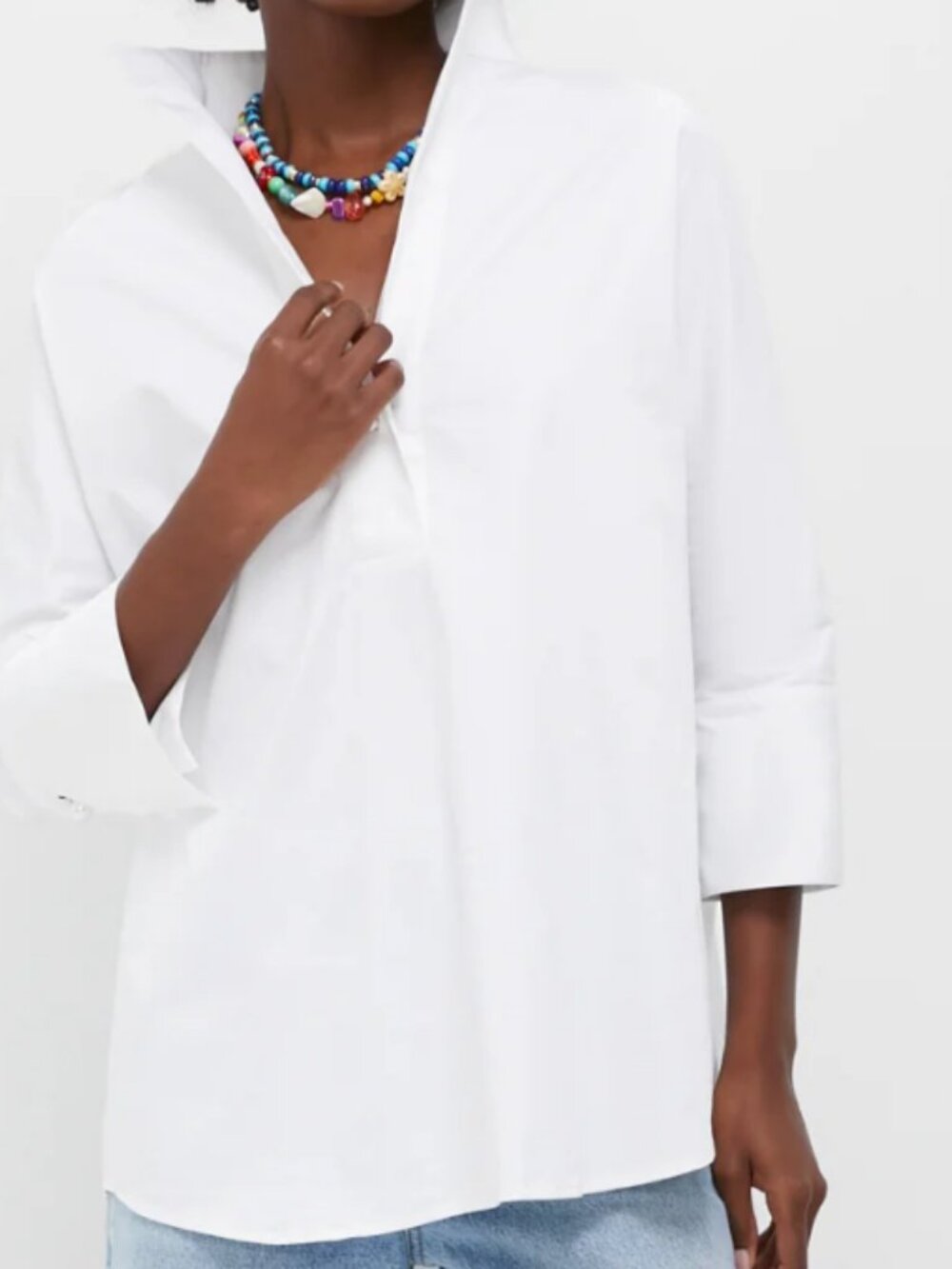 Tuckernuck White Relaxed Cotton Tunic